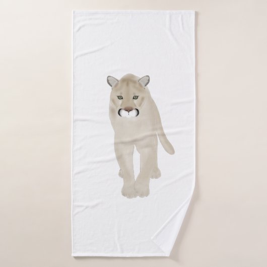 Serviette de bain cougar (Serviette de bain)
