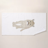 Serviette de bain cougar (Serviette de bain)