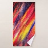 Serviette de bain couleur Abstraite (Serviette de bain)