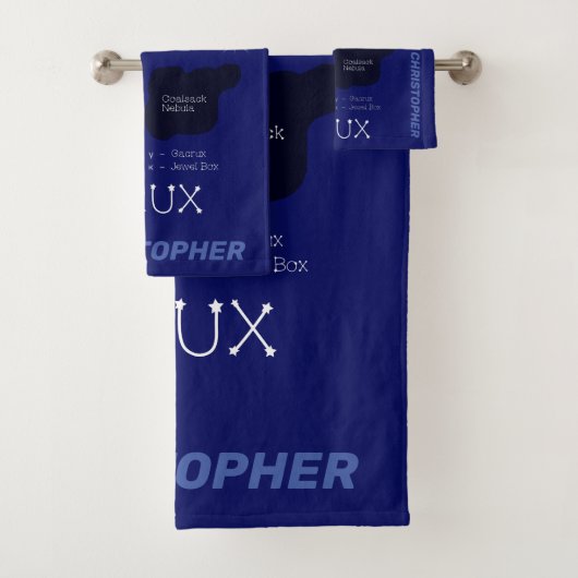 Serviette de bain Crux Constellation de l'hémisphè (En situation)