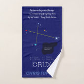 Serviette de bain Crux Constellation de l'hémisphè (Serviette à main)