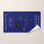 Serviette de bain Crux Constellation de l'hémisphè (Serviette à main)