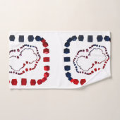 Serviette De Bain Cube À Trois Voies (Serviette à main)