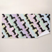Serviette de bain Dachshund (Serviette de bain)