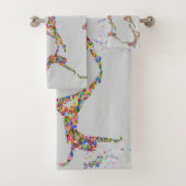 SERVIETTE DE BAIN DANSEUSE (En situation)