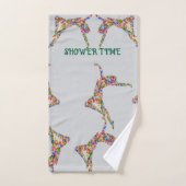 SERVIETTE DE BAIN DANSEUSE (Serviette à main)