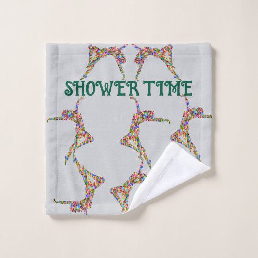 SERVIETTE DE BAIN DANSEUSE (Gant de toilette)