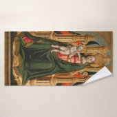 Serviette de bain d'art "La Vierge et l'Enfant" (Serviette de bain)