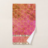 Serviette De Bain De Bain Rose Chaud (Serviette à main)