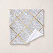 SERVIETTE DE BAIN DE CONCEPTION BLANCHE ET NOIRE M (Gant de toilette)