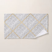 SERVIETTE DE BAIN DE CONCEPTION BLANCHE ET NOIRE M (Serviette à main)