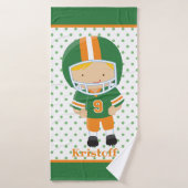 Serviette de bain de football sportif pour enfant  (Serviette de bain)