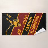 Serviette de bain de hockey personnalisée (Serviette de bain)
