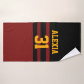 Serviette de bain de hockey personnalisée (Serviette de bain)