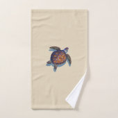 Serviette de bain de la tortue de mer (Serviette à main)