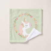 Serviette de bain de licorne de parties (Gant de toilette)