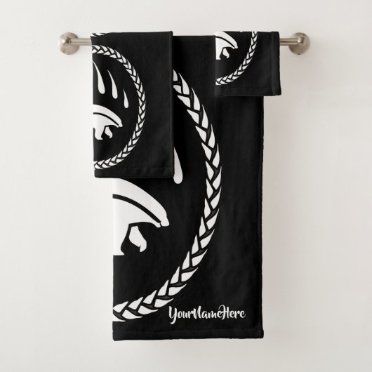 Serviette De Bain De L'Ours Ensemble Personnalisé  (En situation)