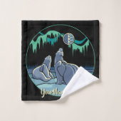 Serviette De Bain De L'Ours Ensemble Polaire Perso (Gant de toilette)