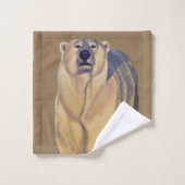Serviette De Bain De L'Ours Ensemble Polaire Perso (Gant de toilette)