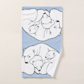 Serviette De Bain De L'Ours Set Personnalisé Bear  (Serviette à main)