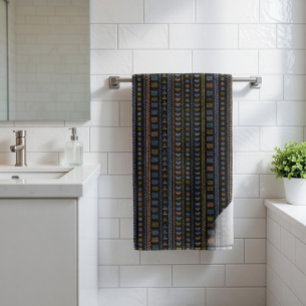 Serviette de bain de luxe au motif tribal moderne