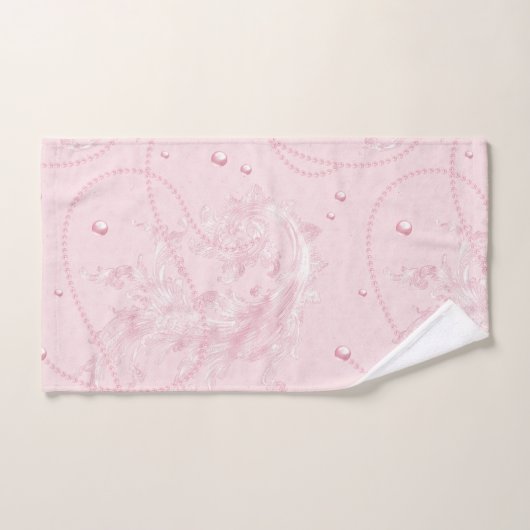 Serviette De Bain De Luxe Pastel Pink (Serviette à main)
