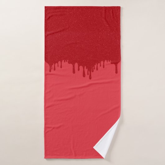 Serviette de bain de luxe tomate-rouge - personnal (Serviette de bain)