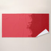 Serviette de bain de luxe tomate-rouge - personnal (Serviette de bain)