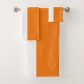 Serviette de bain de pavillon irlandais Éire fabri (En situation)