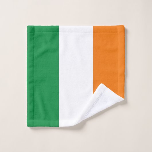 Serviette de bain de pavillon irlandais Éire fabri (Gant de toilette)