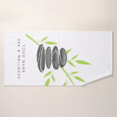 Serviette de bain de spa et de bien-être avec impr (Serviette de bain)