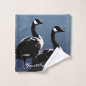Serviette de bain d'oie Set Custom Canada Serviett (Gant de toilette)