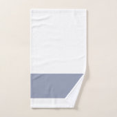 Serviette de bain Dusty Blue Monogram Set II (Serviette à main)