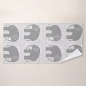 Serviette de bain éléphants (Serviette de bain)