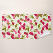 Serviette de bain en cerisier mûre (Serviette de bain)