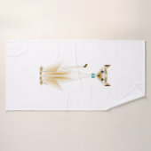 Serviette de bain en chats de Siamese (Serviette de bain)