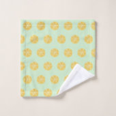 Serviette de bain en citron vert jaune (Gant de toilette)
