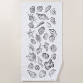 Serviette de bain en coquillages (Devant)