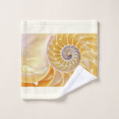 Serviette de bain en coquillages de Nautilus (Gant de toilette)