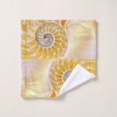 Serviette de bain en coquillages Nautilus (Gant de toilette)