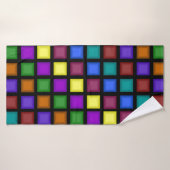 Serviette de bain en mosaïque (Serviette de bain)