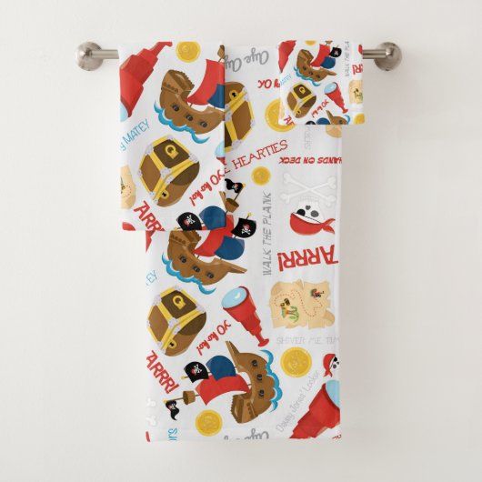 Serviette De Bain En Pirate (En situation)