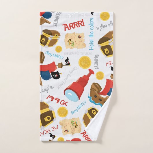 Serviette De Bain En Pirate (Serviette à main)