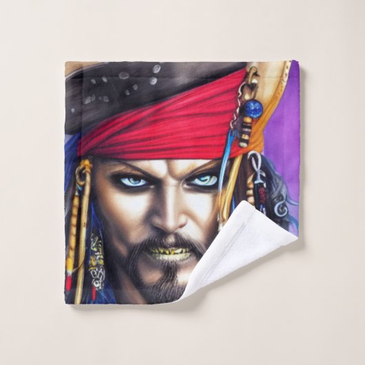 Serviette De Bain En Pirate (Gant de toilette)