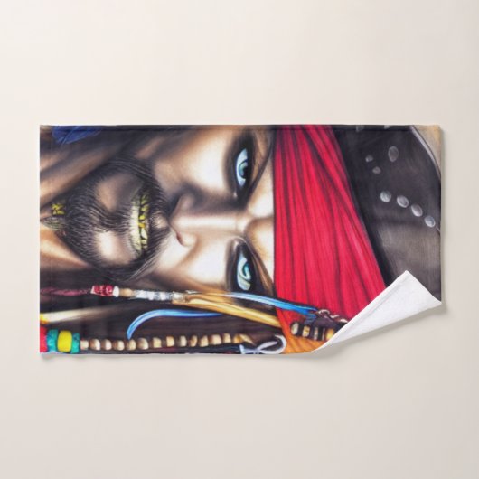 Serviette De Bain En Pirate (Serviette à main)