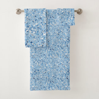 Serviette de bain en terrazzo artistique