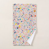 Serviette de bain en terrazzo chic (Serviette à main)