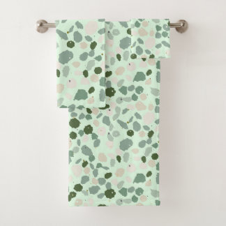 Serviette de bain en terrazzo élégante