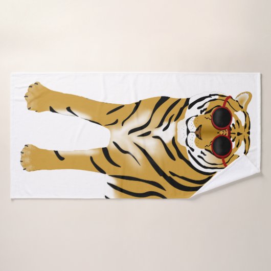 Serviette de bain en tigre cool (Serviette de bain)