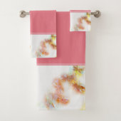 Serviette de bain ensemble de dragonflies aquarell (En situation)